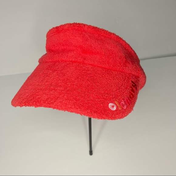 Old Navy | Girls Terrycloth Red Viser - Picture 5 of 5